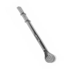 Bombilla de Acero con Filtro Cuchara